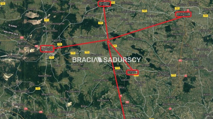 Działka usługowa przy drodze wojewódzkiej nr 794 miniaturka 5