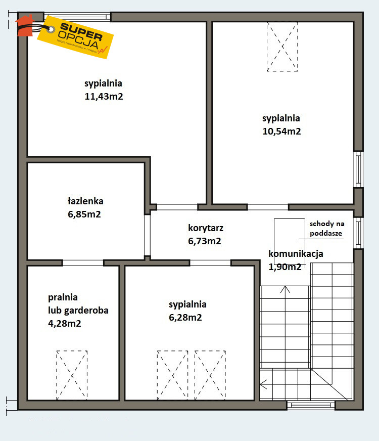 Zawada, 749 000 zł, 109.57 m2, 4 pokoje miniaturka 10