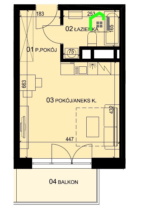 Rzeszów, 278 100 zł, 28.14 m2, kawalerka miniaturka 2