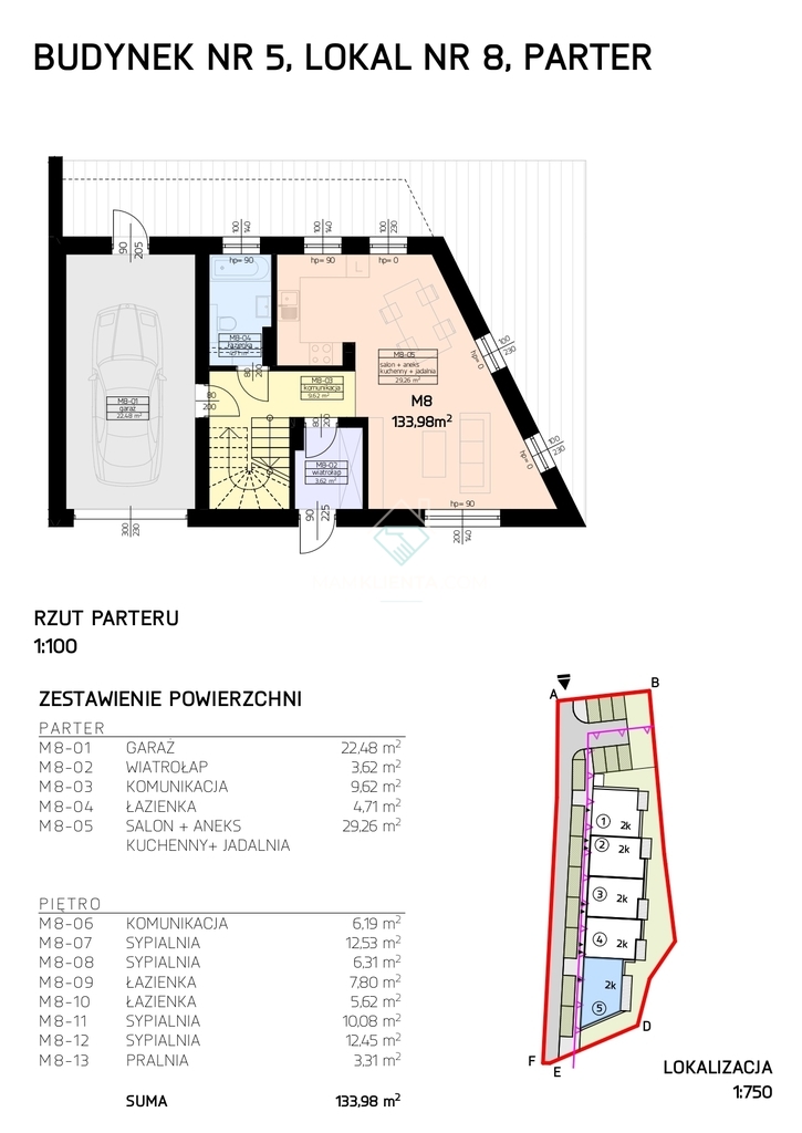 Skrajna Szeregówka 134 m2, garaż, blisko centrum miniaturka 4