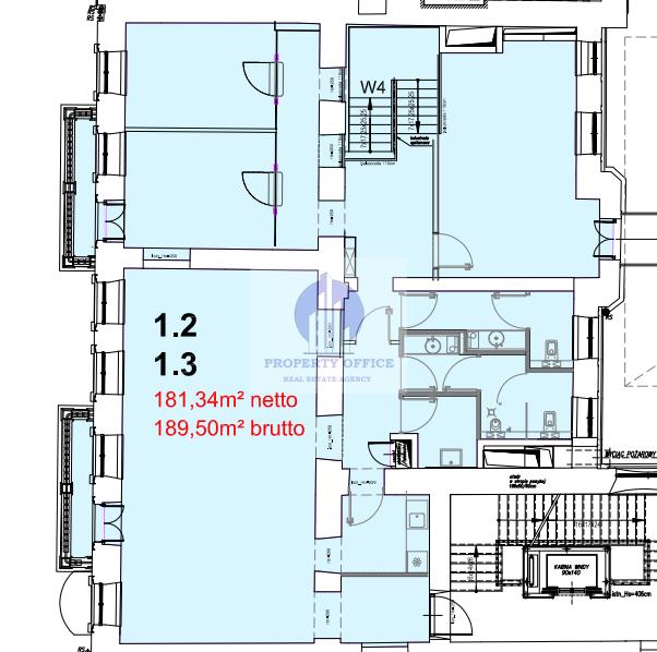 Śródmieście: usługi/biuro 189,50 m2 miniaturka 2