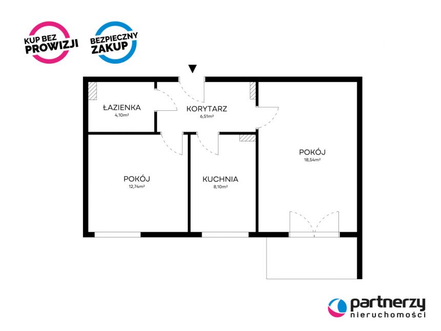 Gdańsk Zakoniczyn, 599 000 zł, 50.95 m2, pietro 1 miniaturka 2