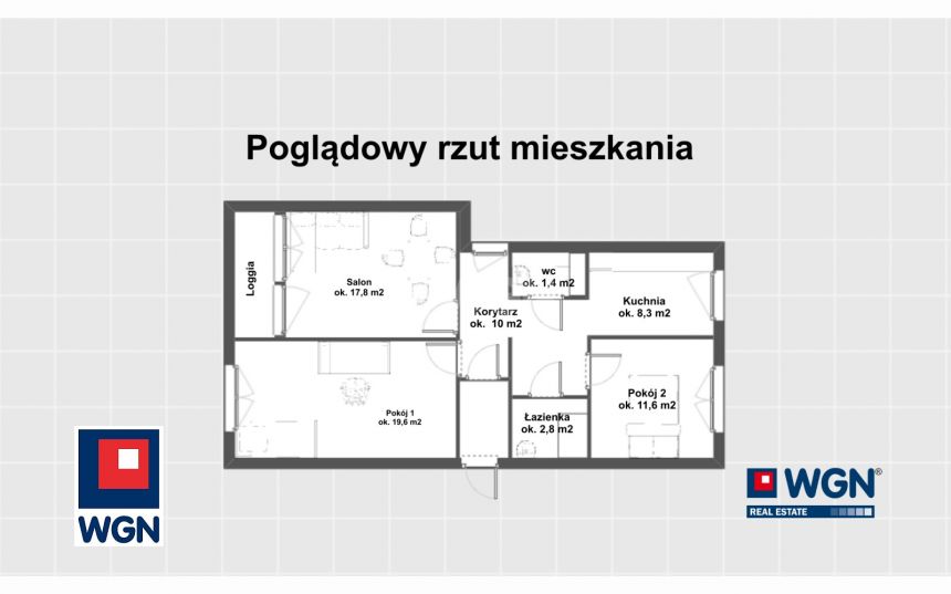 Poznań Rataje, 699 000 zł, 78.8 m2, kuchnia z oknem miniaturka 12