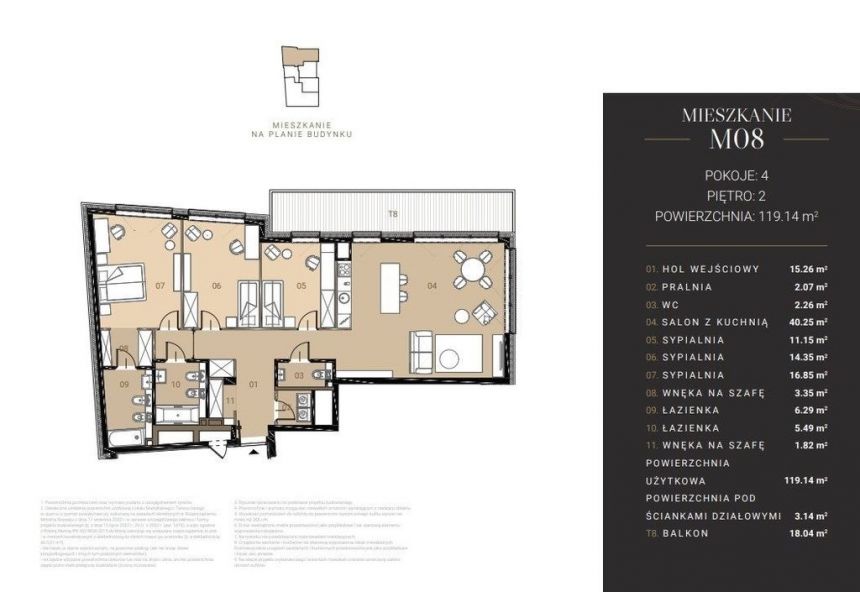 0%, deweloperski apartament - Górny Mokotów miniaturka 3