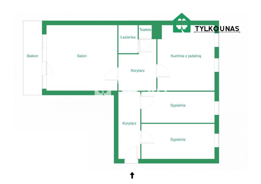 Gdańsk Zaspa, 789 000 zł, 77.5 m2, pietro 2/4 miniaturka 17