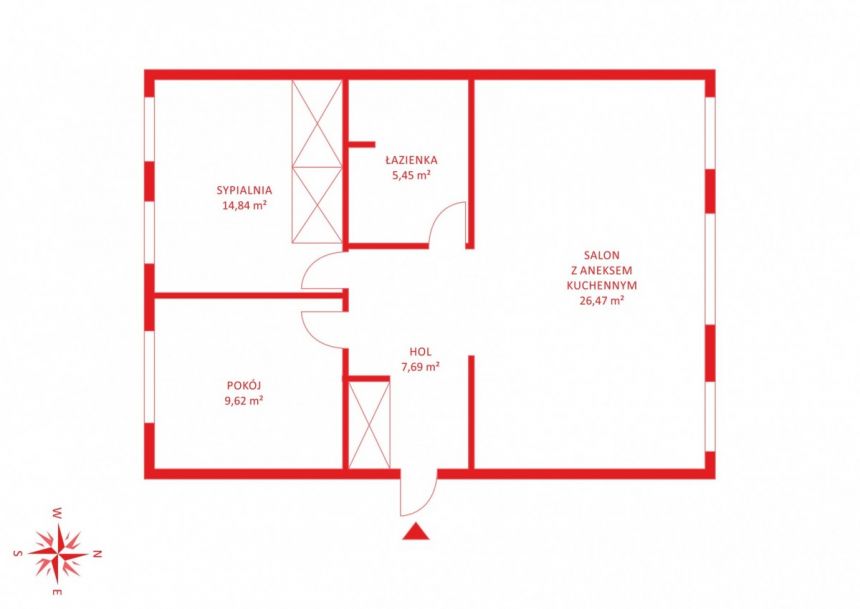 Gdańsk Śródmieście, 1 088 000 zł, 64.07 m2, pietro 1 miniaturka 18