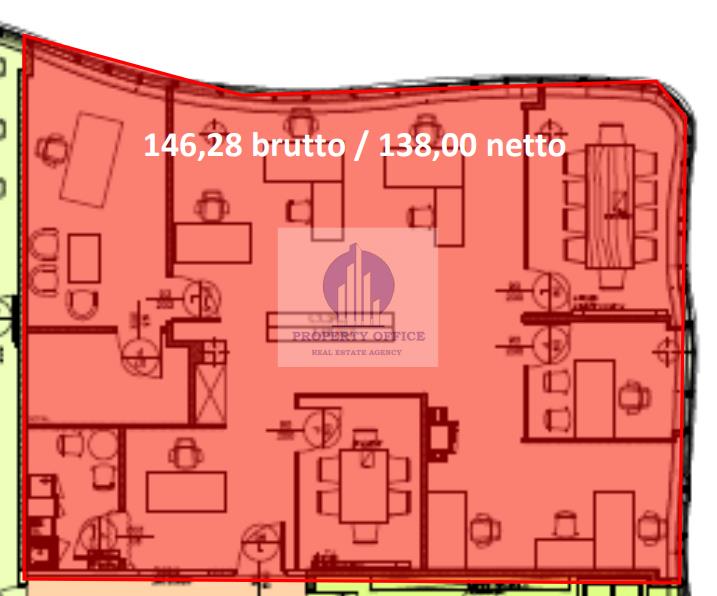 Mokotów: biuro 146 m2 miniaturka 2