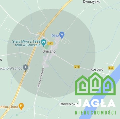 Piękna działka Gruczno 7800m2 miniaturka 8