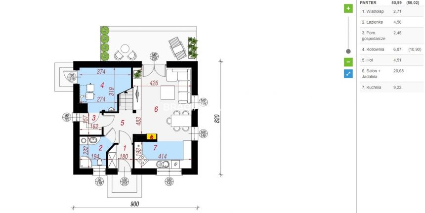 Łąkta Dolna, 500 000 zł, 110 m2, umeblowany miniaturka 3