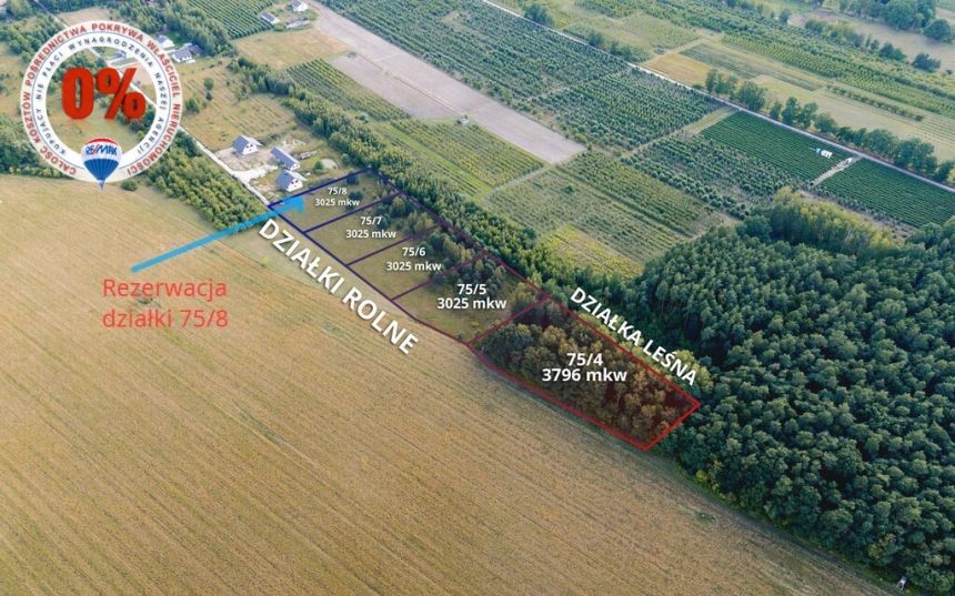 Działki budowlane blisko Tarczyna i Warszawy 40' miniaturka 3