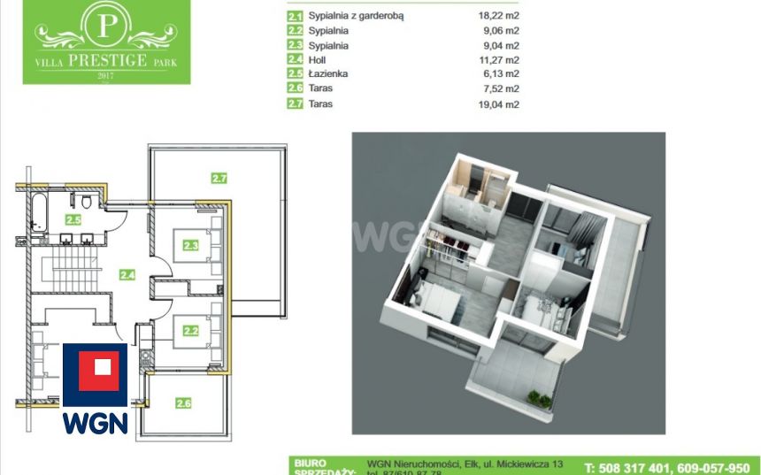 Ełk Zatorze, 895 000 zł, 140.36 m2, 4 pokoje miniaturka 11