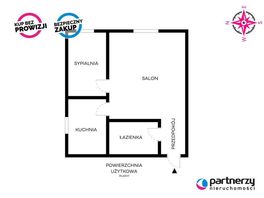 Sopot, 554 900 zł, 34.62 m2, z miejscem parkingowym miniaturka 12