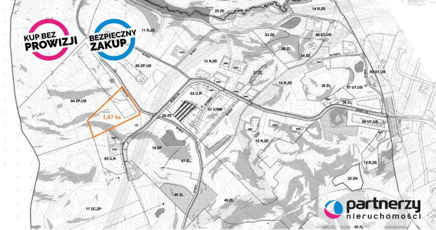 Gdynia Dąbrowa, 1 529 000 zł, 1.87 ha, droga dojazdowa utwardzona miniaturka 4