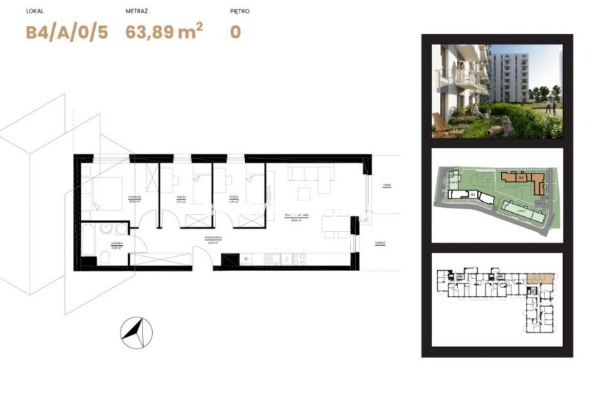 Apartament na Prądniku Białym, Kraków miniaturka 3