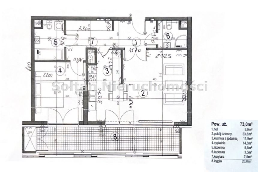 Warszawa Śródmieście, 2 450 000 zł, 73 m2, pietro 7/11 miniaturka 14