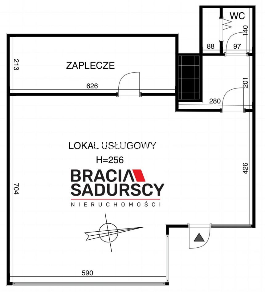 Lokal 135m2 front parter Kurdwanów miniaturka 4