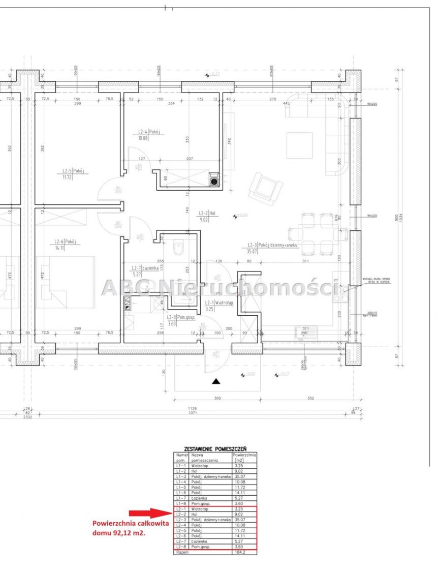 Piła Motylewo, 599 000 zł, 92.12 m2, z gazobetonu miniaturka 7