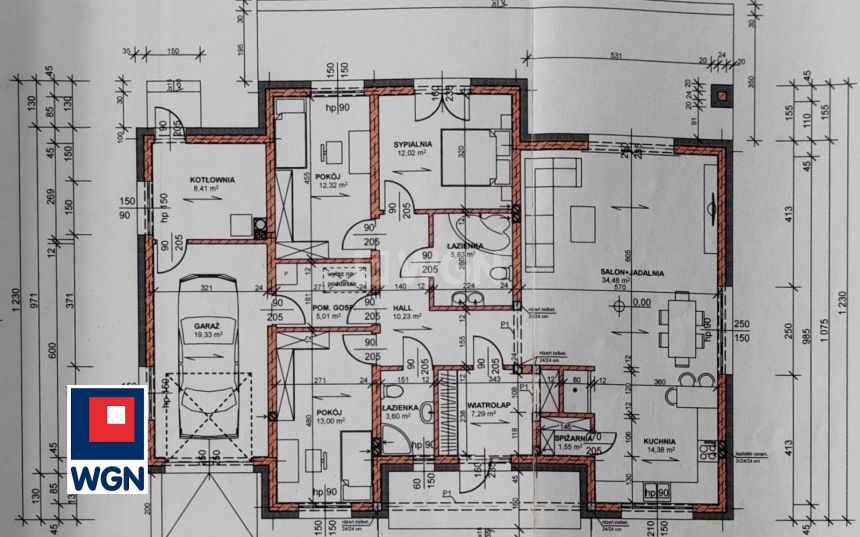 Zakrzew, 360 000 zł, 193 m2, jednorodzinny miniaturka 7