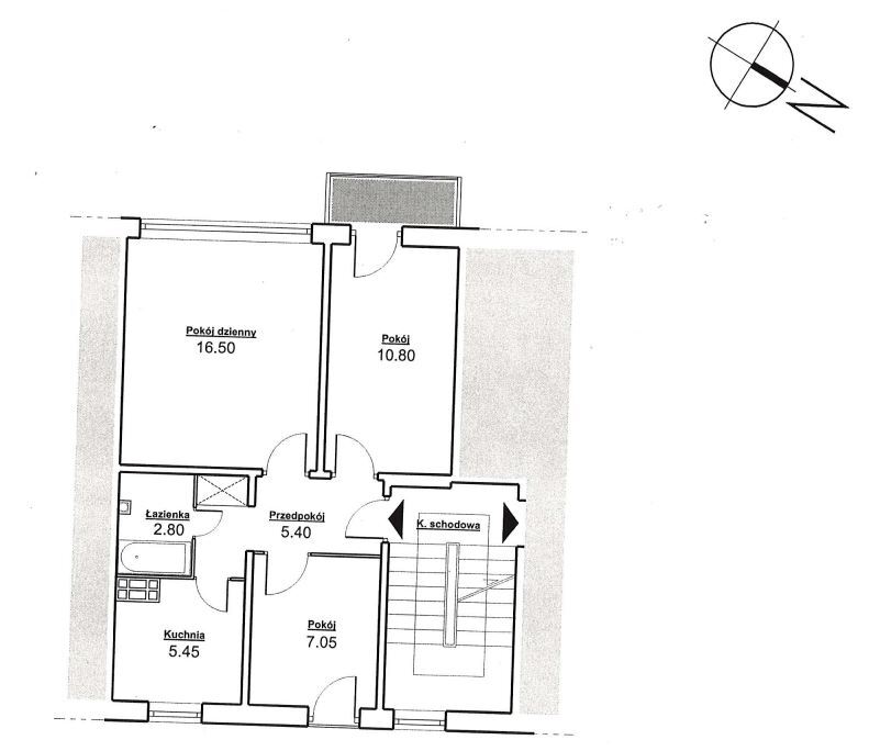 Na Bielanach - 3 pok., 48 m, widna kuchnia, balkon miniaturka 2