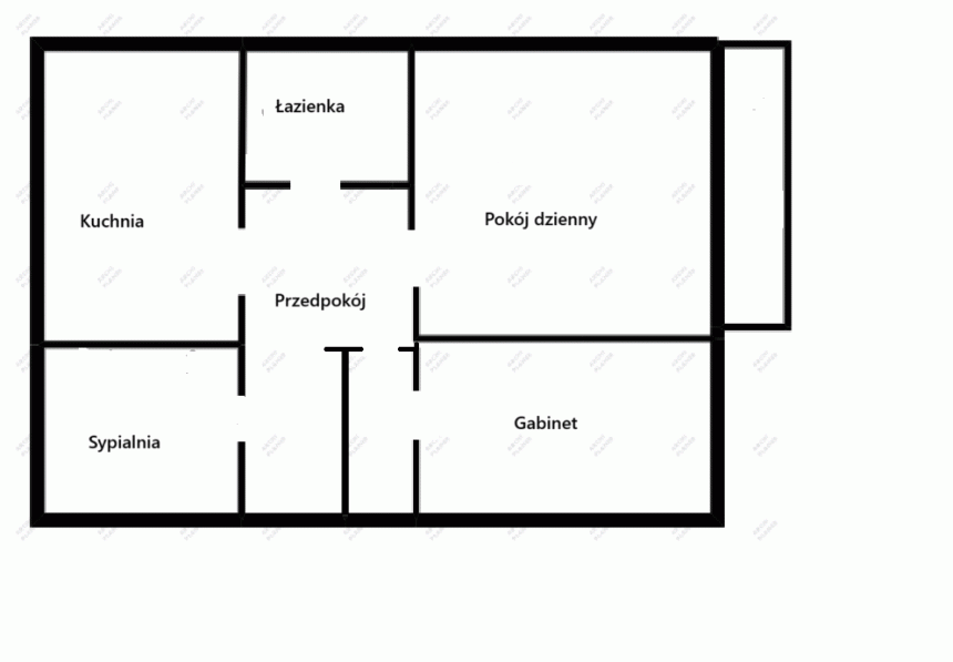 Zadbane mieszkanie z możliwością wydzielenia DWÓCH mieszkań  -PLUS GARAŻ miniaturka 12