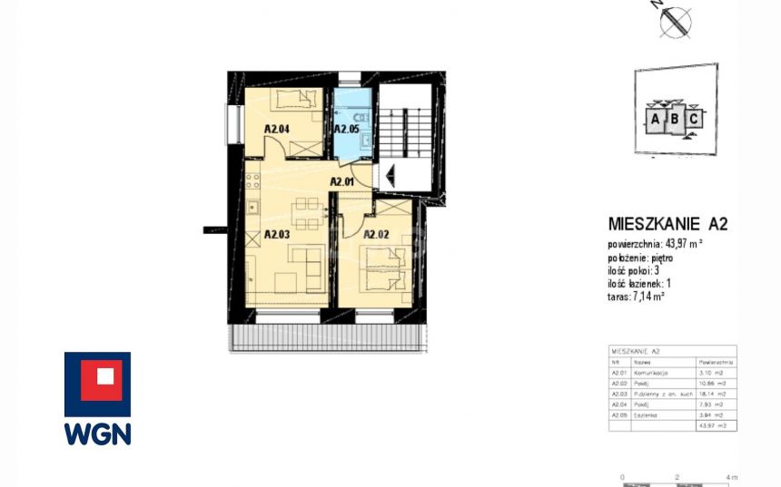 Ustroń, 659 500 zł, 43.97 m2, pietro 1, 2 miniaturka 3