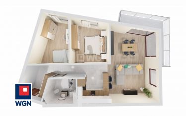 Brodnica, 381 623 zł, 63.71 m2, pietro 2