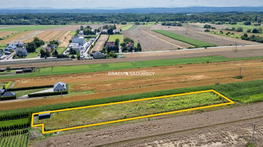 Ogrodzona działka budowlana 27ar WADÓW miniaturka 6