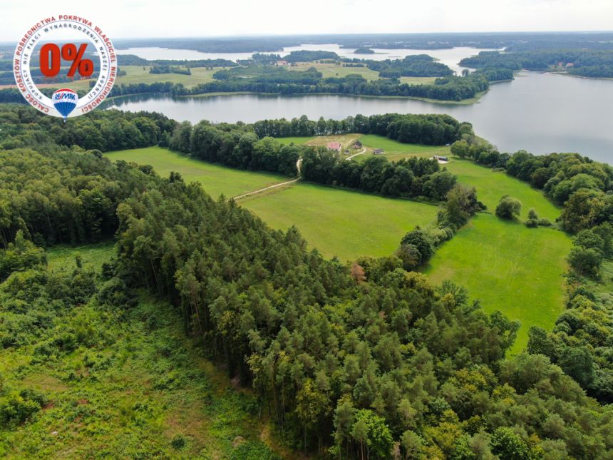 Piękna działka z linią brzegową j. Narie, Mazury miniaturka 6