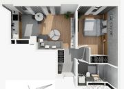 Mieszkanie 2 pok, 40,47m2 z balkonem /Wrocław Krzyki Partynice miniaturka 5