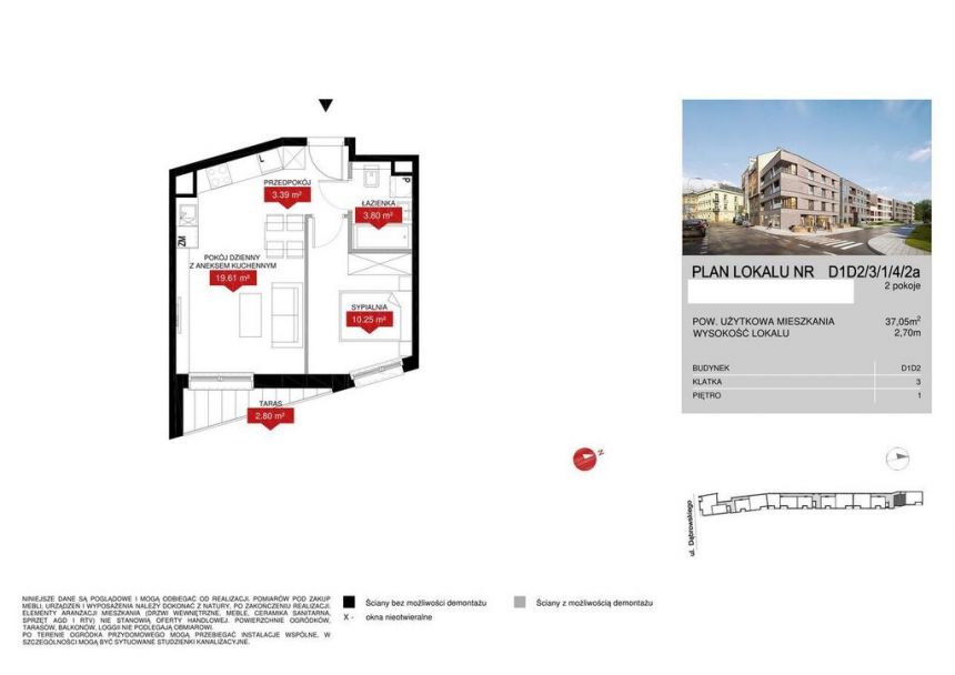 Apartament w modnej dzielnicy Krakowa miniaturka 2