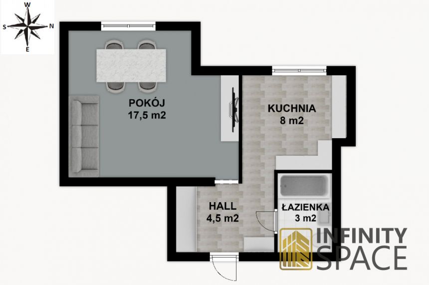 Warszawa Sielce, 517 100 zł, 33 m2, pietro 4/4 miniaturka 16