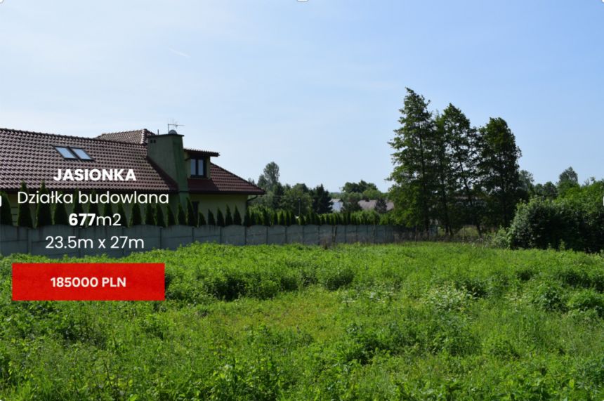 Działka budowlana 6.8a - Jasionka - zdjęcie 1