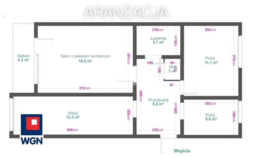 Sosnowiec Zagórze, 284 000 zł, 62.83 m2, kuchnia z oknem miniaturka 11