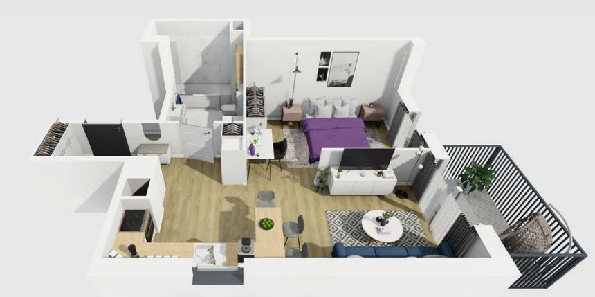 Apartament hotelowy/dla studenta/pod inwestycję/Fabryczna miniaturka 18