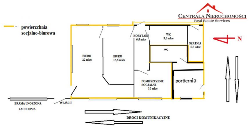 Magazyn - Hala 831,5 m+ biura 60 m2 / Mokre/ Toruń miniaturka 13