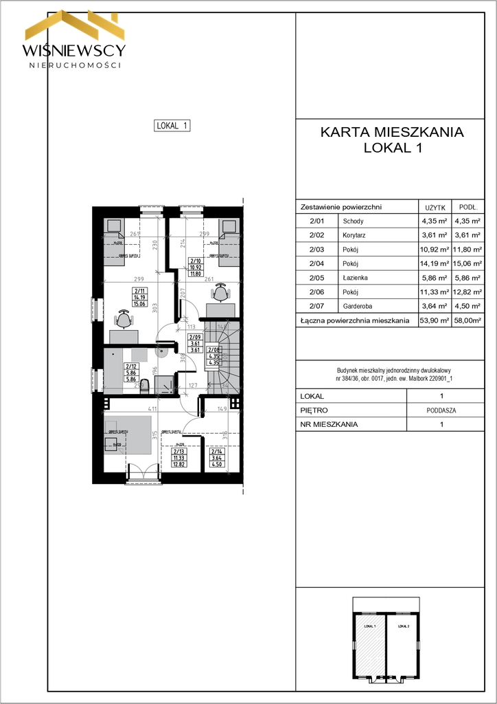 Bliźniak Malbork 110 m2, dz. 562 m2, deweloperski miniaturka 4