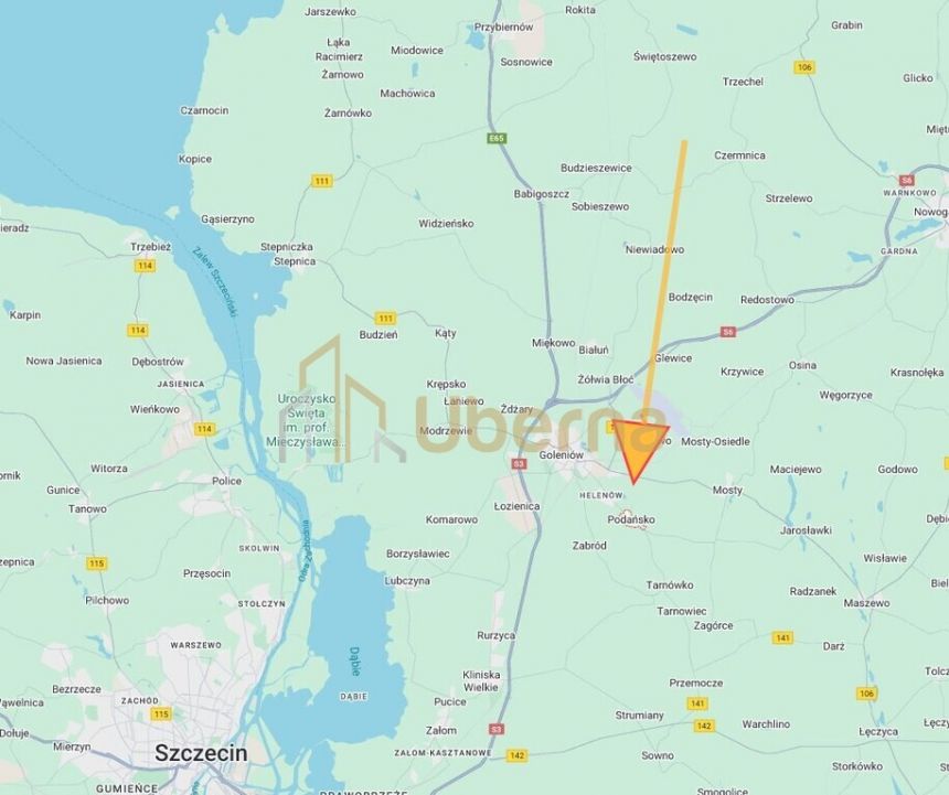 Działka budowlana Podańsko, Gm.Goleniów miniaturka 2