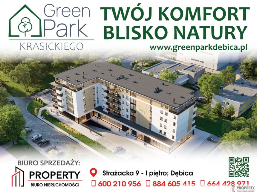 GREEN PARK, mieszkania 30-90m2, Krasickiego,Dębica - zdjęcie 1