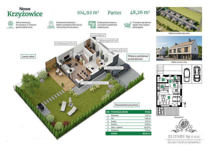 Piękny domek w zabudowie bliźniaczej z ogrodem/Krzyżowice/blisko Wrocławia miniaturka 10