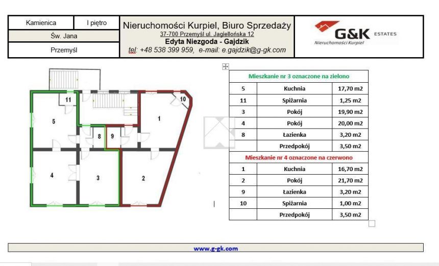 Kamienica + działka 7 ar Św. Jana Przemyśl miniaturka 4