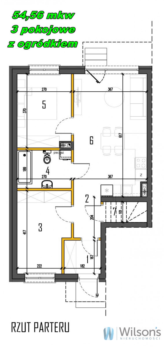 Radzymin, 549 000 zł, 54.56 m2, z miejscem parkingowym miniaturka 4