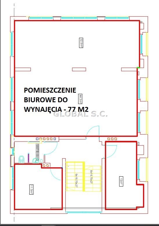 Kraków Swoszowice, 3 800 zł, 77 m2, pietro 2 miniaturka 9