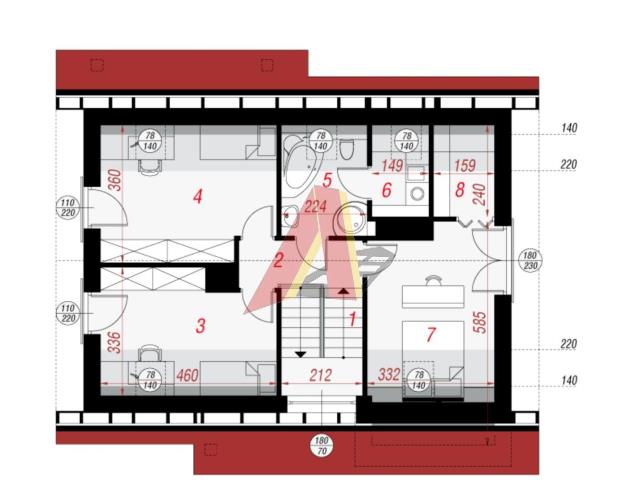 Mogilany, 1 250 000 zł, 190 m2, wolnostojący miniaturka 3