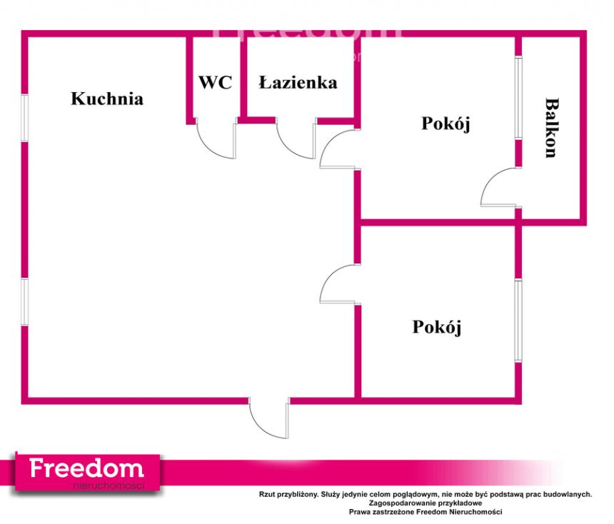 Trzy pokojowe mieszkanie na Ustroniu, 54m miniaturka 3