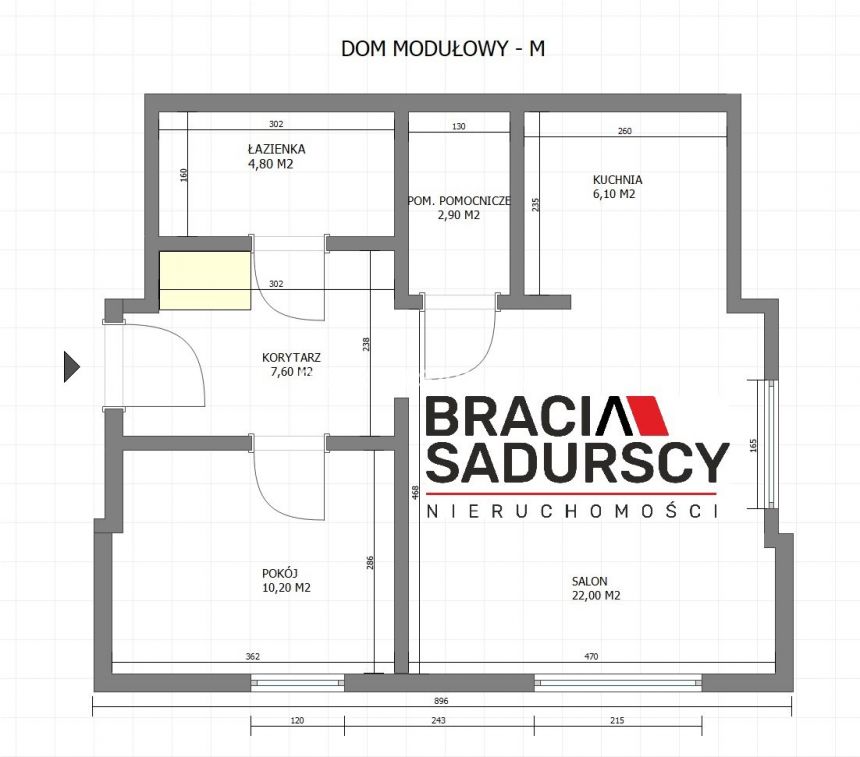 Kraków, 283 000 zł, 69.4 m2, umeblowany miniaturka 5