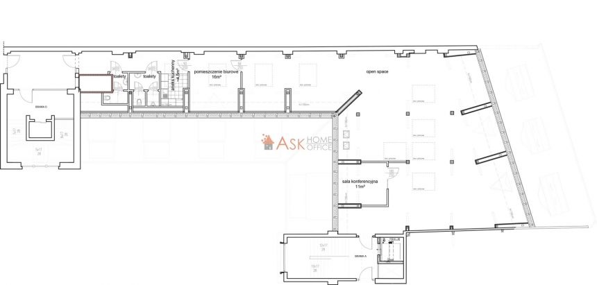 Wrocław Stare Miasto, 9 640 zł, 241 m2, biurowy miniaturka 11