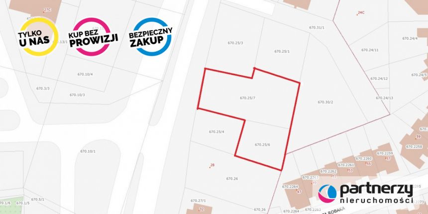 Gdańsk Siedlce, 1 490 000 zł, 11.53 ar, budowlana miniaturka 1