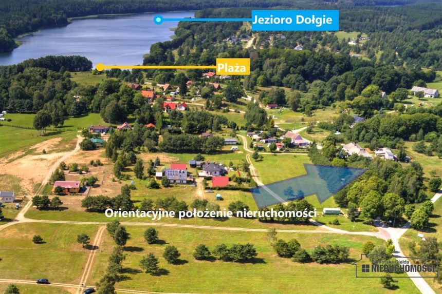 Działka budowlana nad jeziorem. Db. dojazd i plaża miniaturka 11