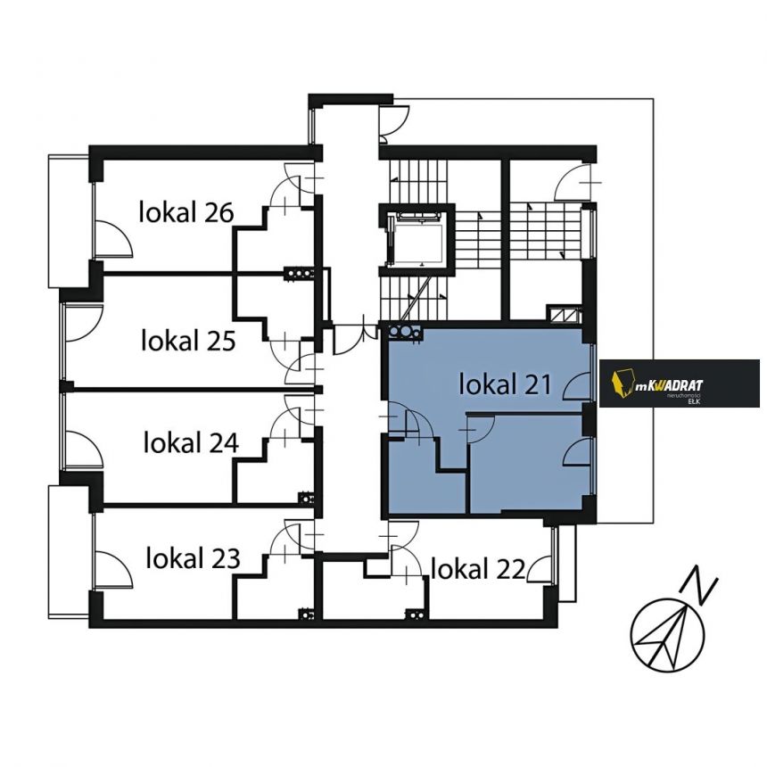 Ełk Centrum, 510 948 zł, 31.54 m2, do wprowadzenia miniaturka 2