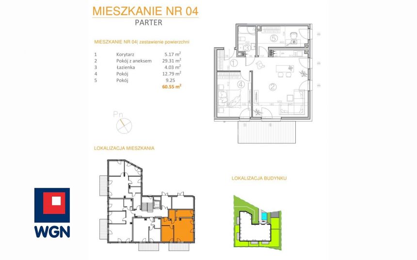 Kwidzyn, 538 895 zł, 60.55 m2, kuchnia z oknem miniaturka 2